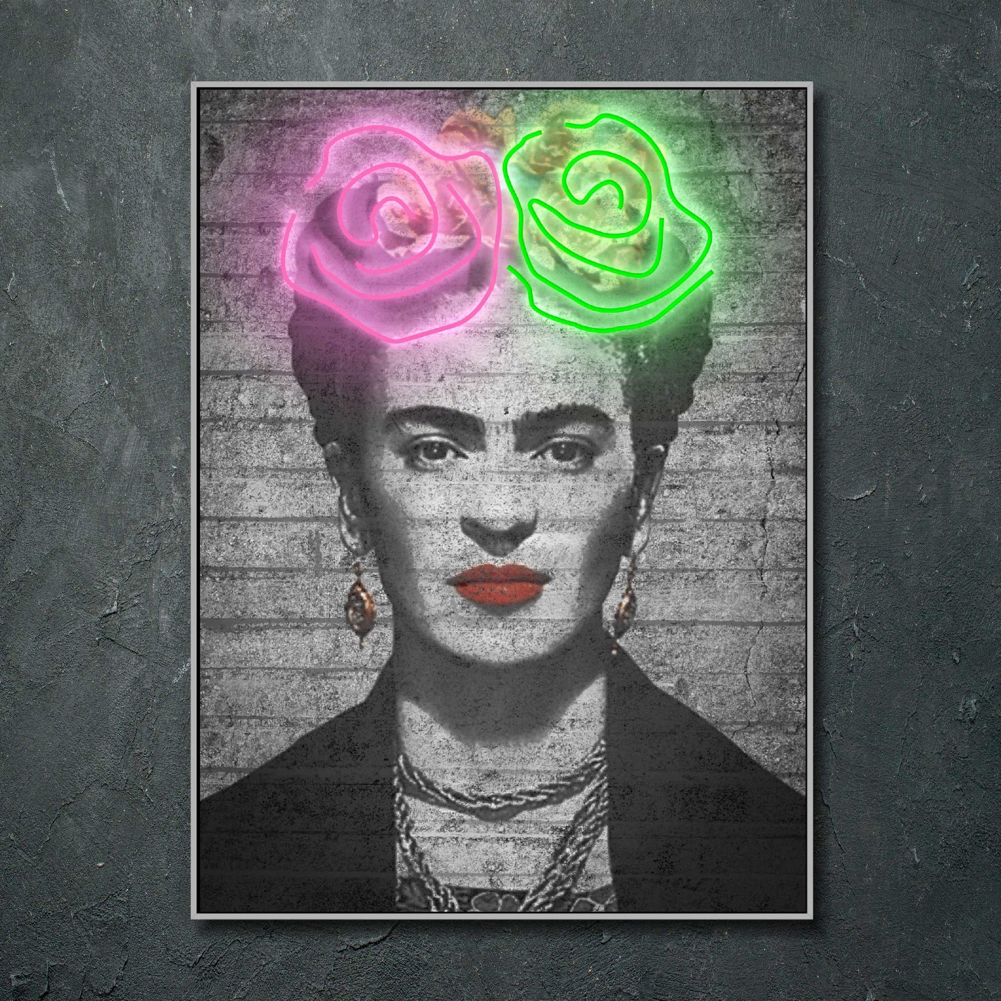Cuadro Neon Led Frida Kahlo