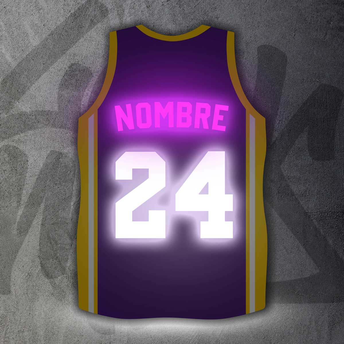 Letrero con luz personalizado NBA