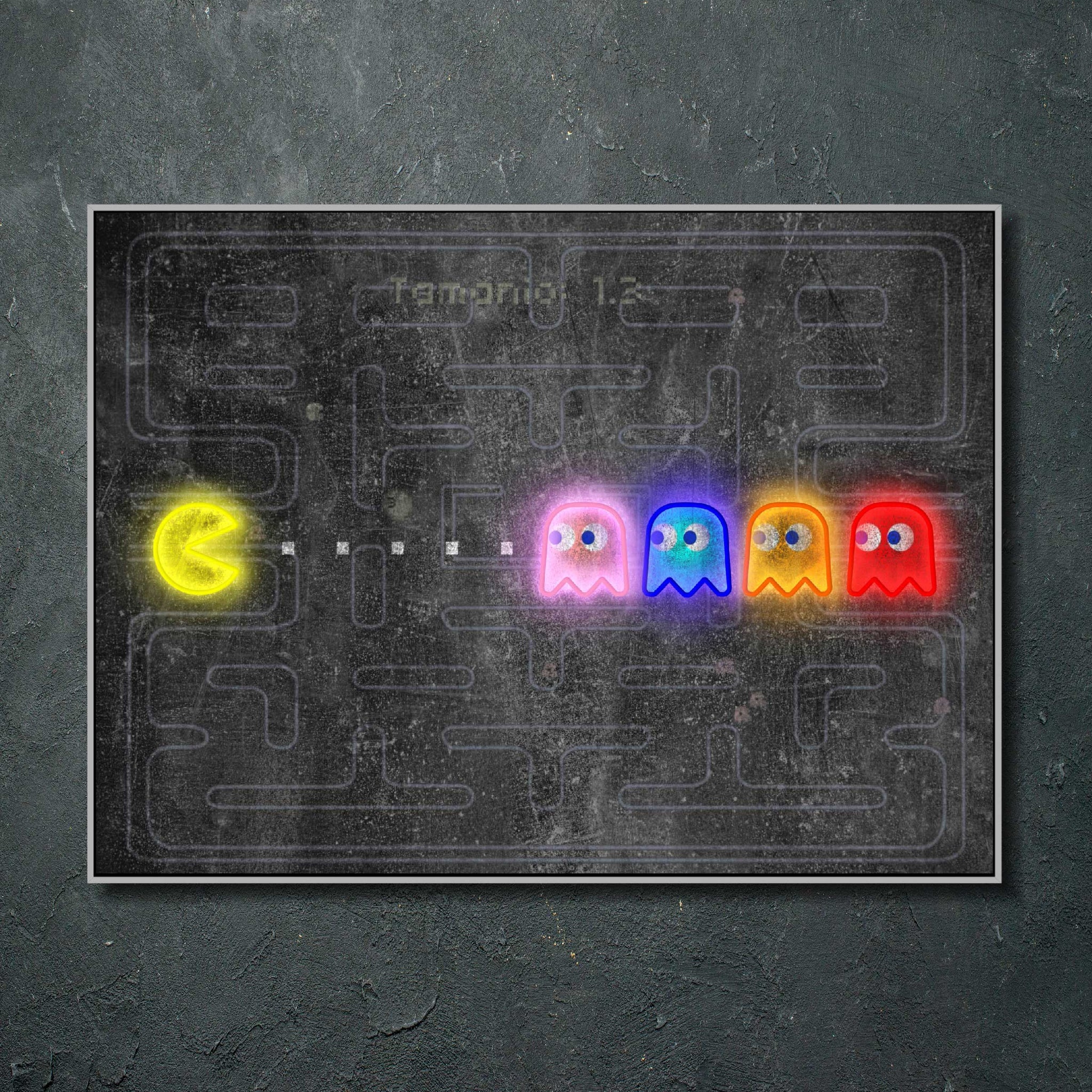 Cuadro Neon Led Pacman